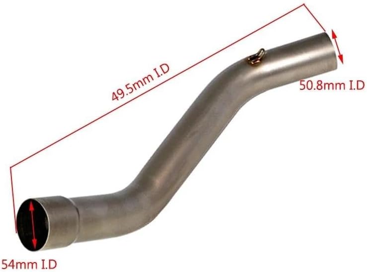 バイク オートバイ排気コンタクトミドルパイプコネクタスリップ